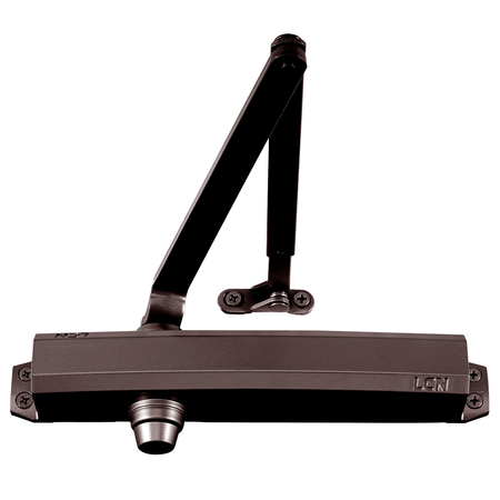 LCN Manual Hydraulic 1450 Series Surface Mounted Closers Door Closer Heavy Duty Interior and Exterior 1450-Hw/PA DKBRZ